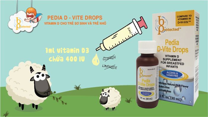 Hình ảnh Vitamin Pedia D Vite Drops số 1