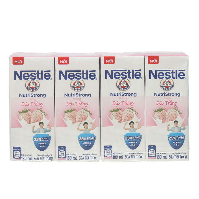 Sữa tiệt trùng Nestle Nutri Strong hương dâu tây - Hình ảnh 2