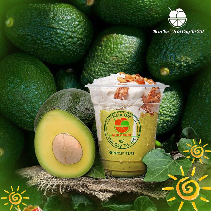 Hình ảnh Kem Bơ - Trái Cây Tô 251 2