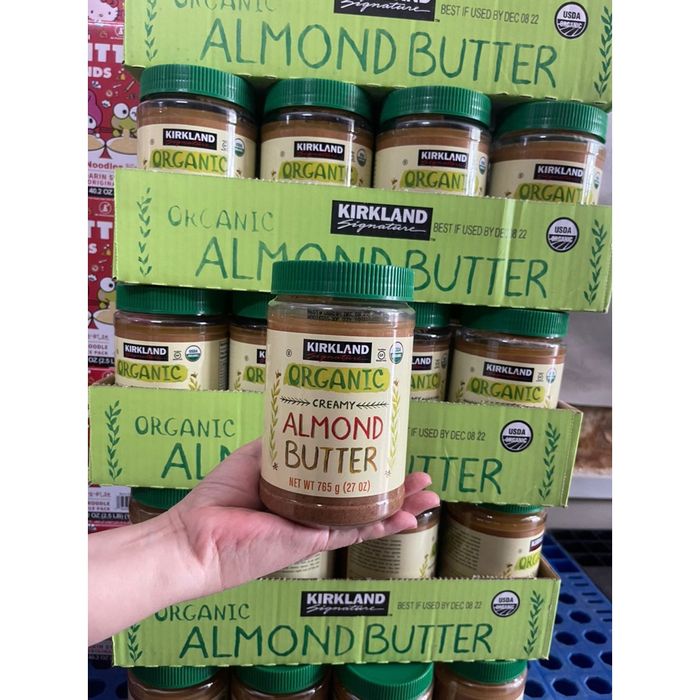 Hình ảnh đầu tiên của kem bơ hạnh nhân Kirkland Signature Organic Creamy Almond Butter