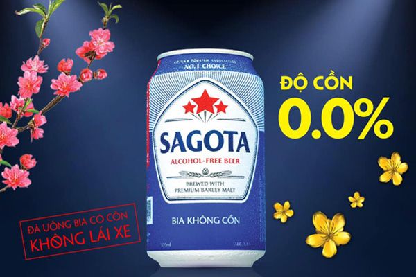 Bia Sagota không có cồn ảnh 1