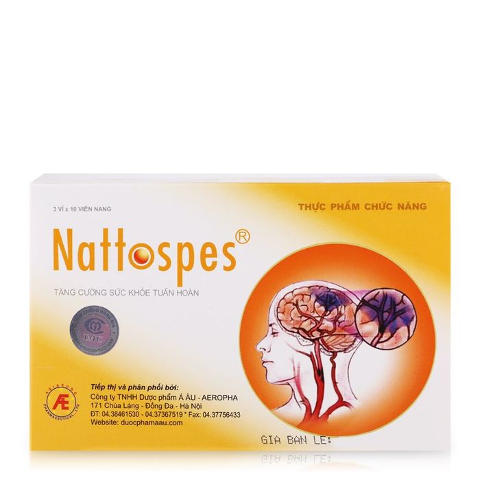 Nattospes - Hỗ trợ điều trị tai biến mạch máu não, hình ảnh 2