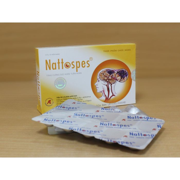 Nattospes - Hỗ trợ điều trị tai biến mạch máu não, hình ảnh 1