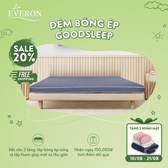 Hình ảnh đệm bông ép Everon 2