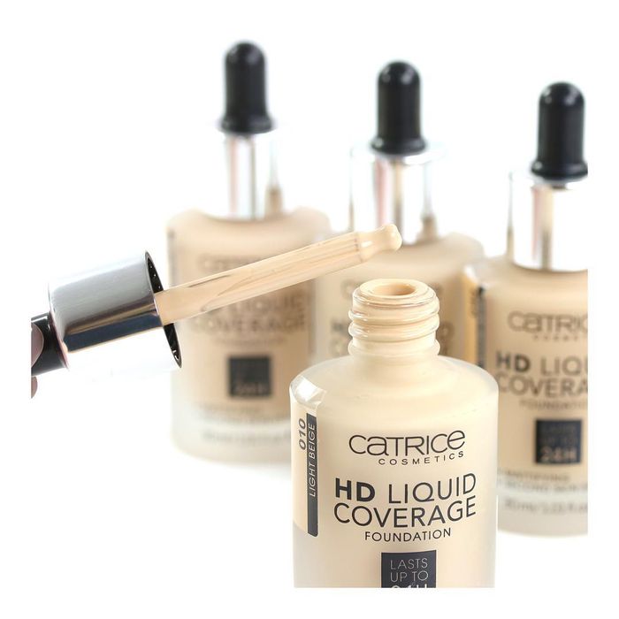 Hình ảnh thứ hai của Kem Nền Kiềm Dầu - Catrice HD Liquid Coverage Foundation