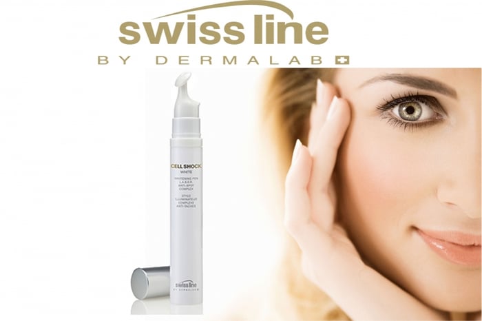 Hình ảnh bút Laser Xóa Đốm Nâu Swissline Cell Shock White Whitening Pen L.A.S.E.R Anti-Spot Complex 2