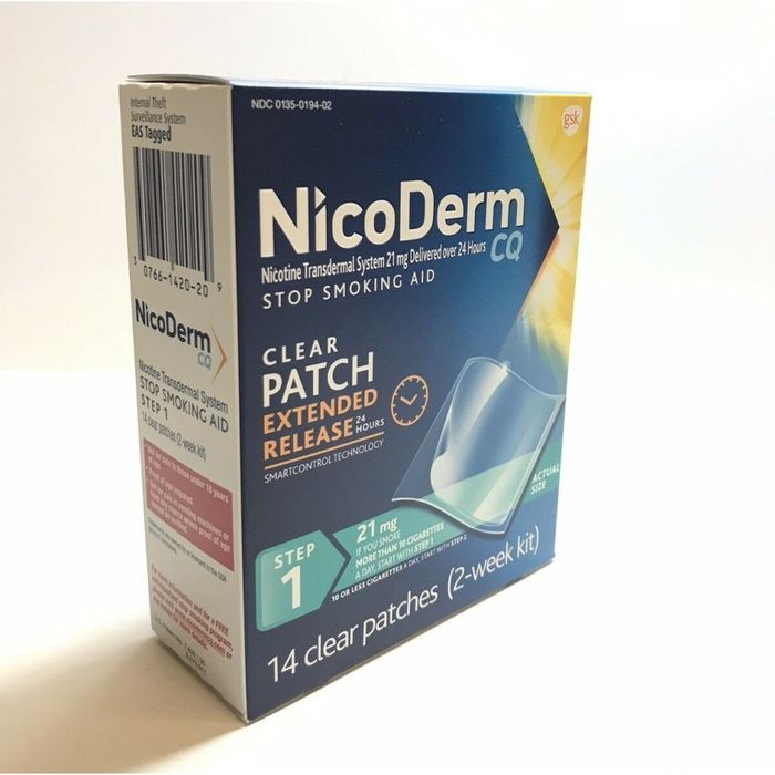 Miếng dán cai thuốc lá NicoDerm CQ - Hình 2