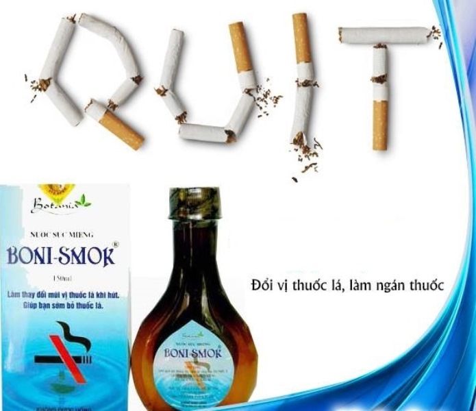 Boni-smok - Nước Súc Miệng Hỗ Trợ Cai Thuốc Lá - Hình 2