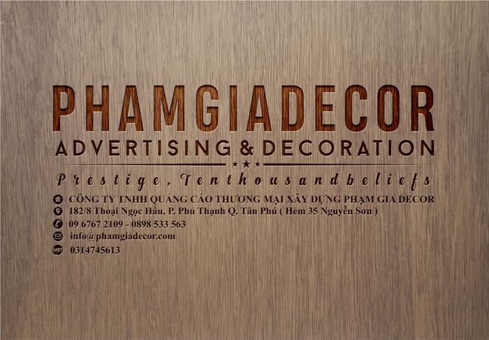 Hình ảnh Công ty Quảng cáo Phạm Gia Decor 2