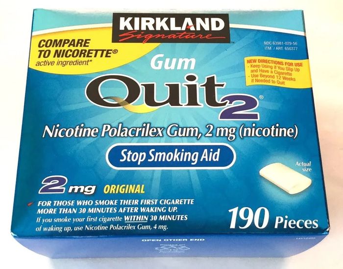 Kẹo bỏ thuốc lá Kirkland Gum Quit 2 ảnh 2