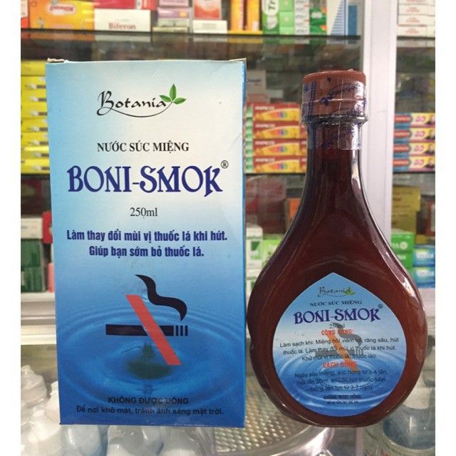 Ảnh 2 của Nước Súc Miệng Cai Thuốc Boni-smok