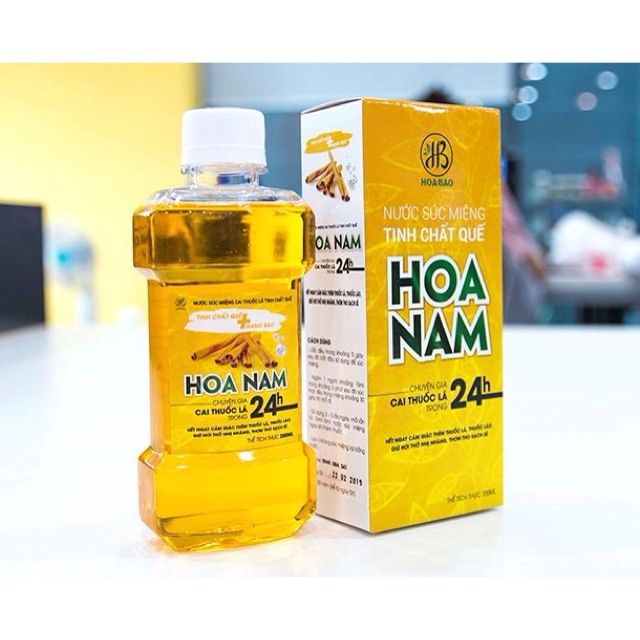 Ảnh Nước Súc Miệng Cai Thuốc Lá Hoa Nam