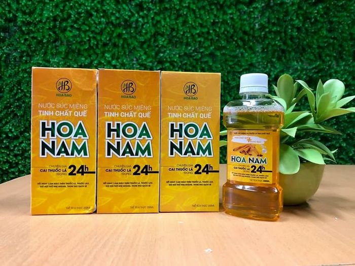 Ảnh 2 của Nước Súc Miệng Cai Thuốc Lá Hoa Nam