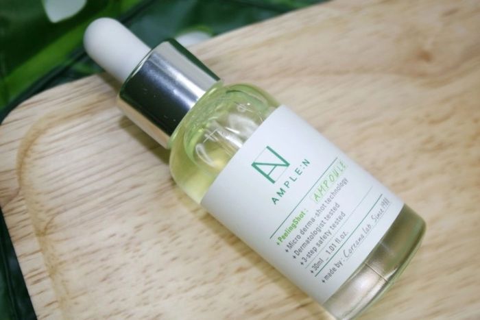 Serum tẩy tế bào chết nhẹ nhàng AMPLE:N Peeling Shot Ampoule hình ảnh 2