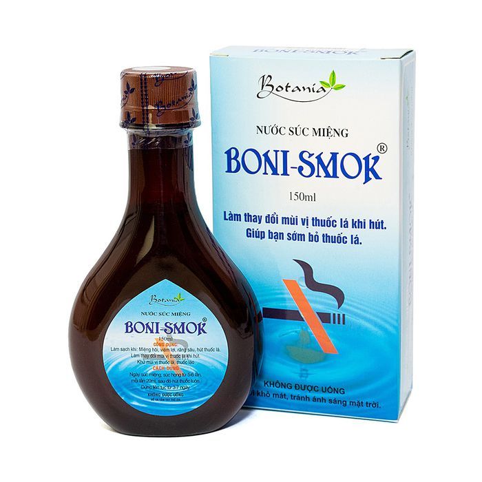 Ảnh 1 của Nước Súc Miệng Cai Thuốc Boni-smok