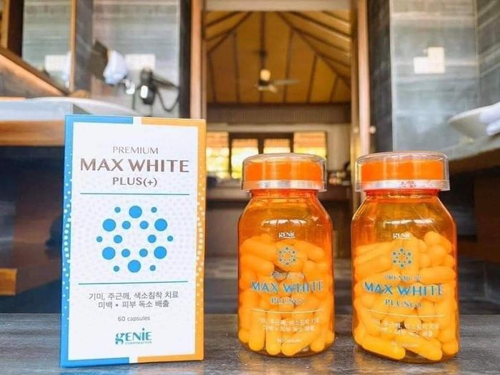Hình ảnh 2 - Viên Uống Trắng Da Genie Premium Max White Plus