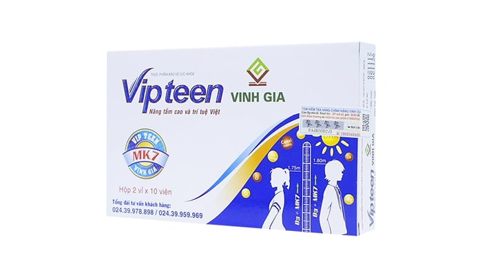 Hình ảnh viên bổ sung chiều cao Vipteen Vinh Gia 1