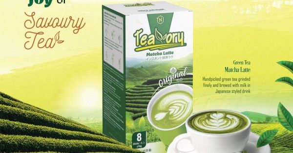 Hình ảnh Trà sữa matcha hòa tan Teavory Matcha Latte 1