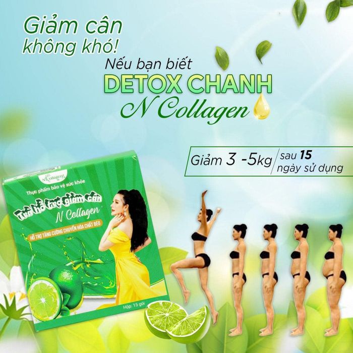 Hình ảnh 1 của TPBVSK trà hỗ trợ giảm cân N Collagen