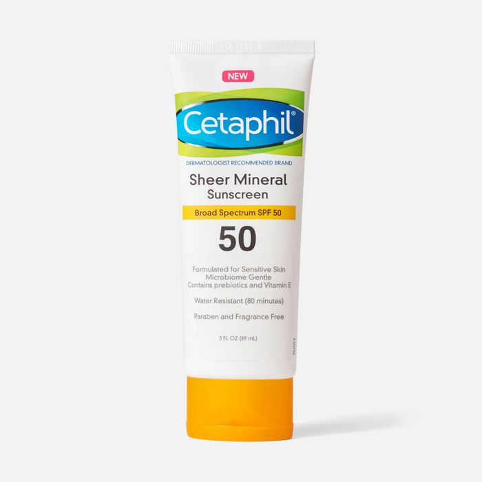 Cetaphil Sheer Mineral Sunscreen Lotion SPF 50 cho mặt và cơ thể - kem chống nắng cho da nhạy cảm, hình ảnh 1