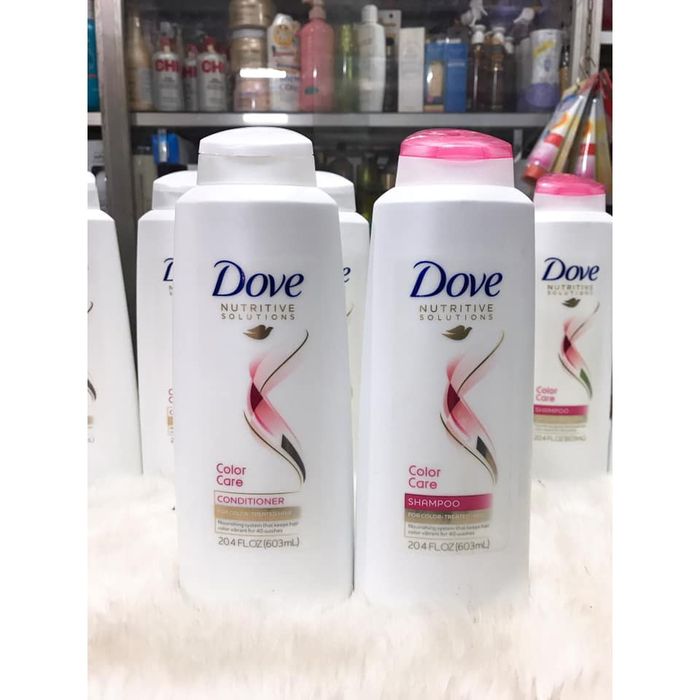 Hình ảnh 1 của bộ dầu gội và dầu xả Dove Color Care dành cho tóc màu