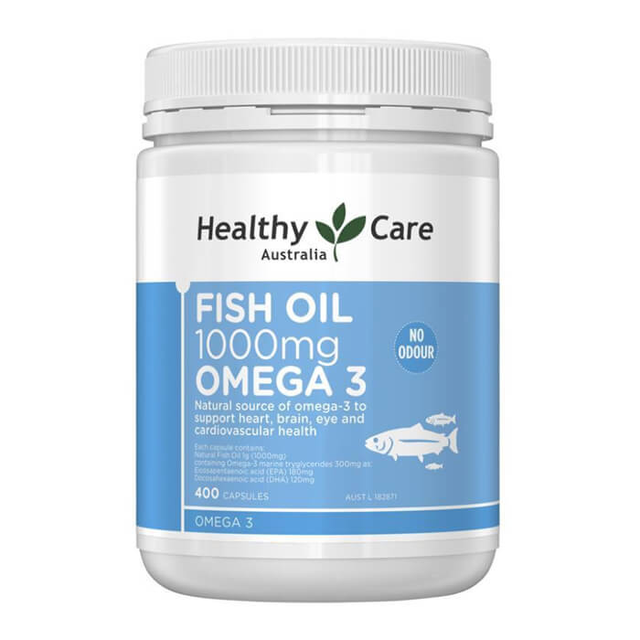 Hình ảnh Dầu Cá Tự Nhiên Fish Oil Healthy Care Omega-3 1000mg 2