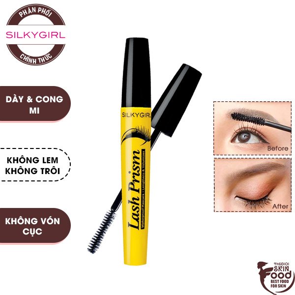 Mascara Tăng Cường Độ Dày Mi, Chống Lem Silkygirl Lash Prism Waterproof - Hình 1