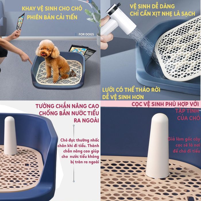 Khay Vệ Sinh Cho Chó Kích Cỡ Lớn Hình 2