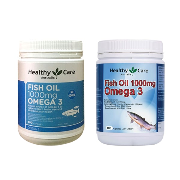 Hình ảnh Dầu Cá Hồi Tự Nhiên Fish Oil Healthy Care Omega-3 1000mg 1