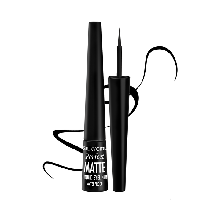 Hình ảnh 1 của Bút Kẻ Mắt Nước Siêu Lì, Chống Lem Silkygirl Perfect Matte Liquid Eyeliner Waterproof