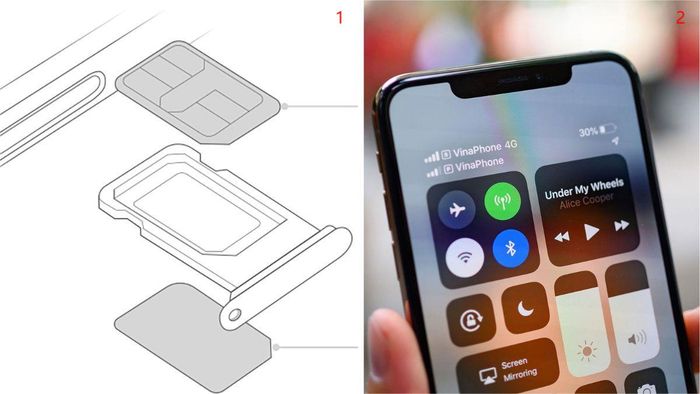 Hướng dẫn sử dụng 2 SIM trên iPhone - Bước 1