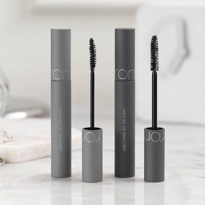 Mascara Kéo Dài Mi, Tạo Cong Tự Nhiên, Chống Trôi Tuyệt Đối Romand Han All Fix Mascara - Hình 2