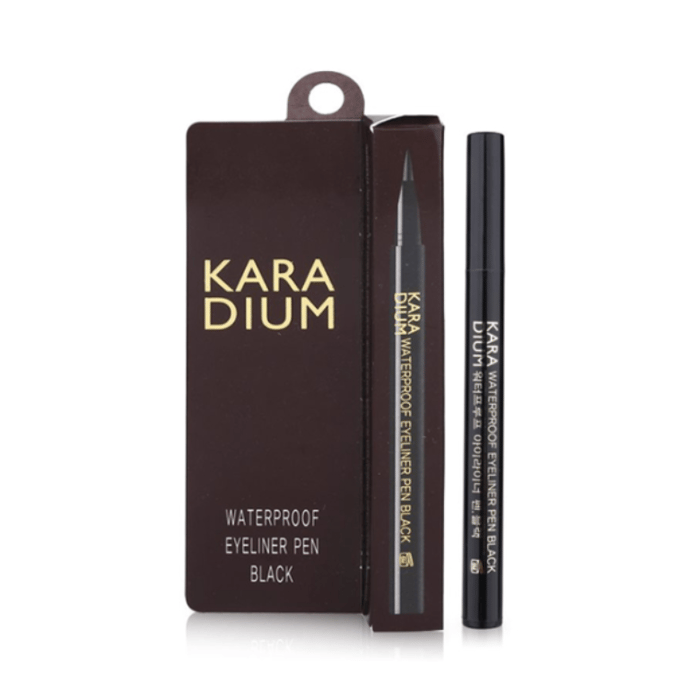 Bút Kẻ Mắt Nước Sắc Sảo, Không Lem Karadium Waterproof Eyeliner Pen - Hình 2