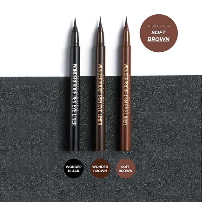 Hình ảnh bút kẻ mắt nước Sắc Nét, Chống Trôi B.O.M Wonderproof Pen Eye Liner