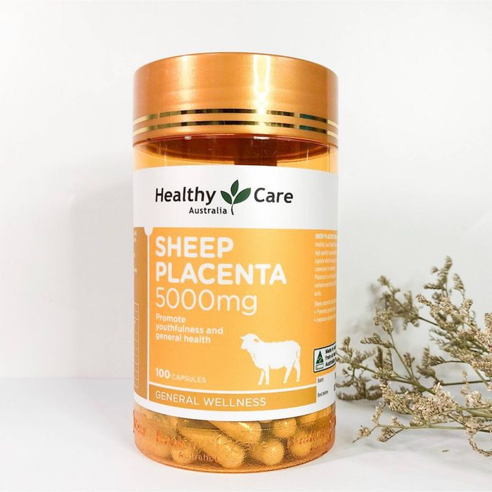 Hình ảnh Viên Uống Nhau Thai Cừu Healthy Care Sheep Placenta 1