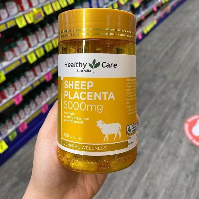 Hình ảnh Viên Uống Nhau Thai Cừu Healthy Care Sheep Placenta 2