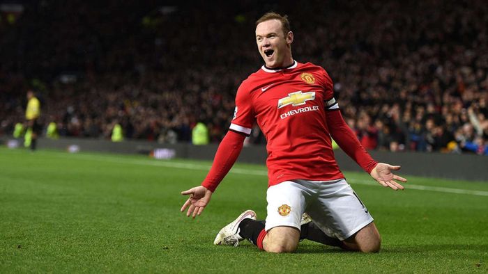 Rooney ăn mừng sau khi ghi bàn, ảnh 1