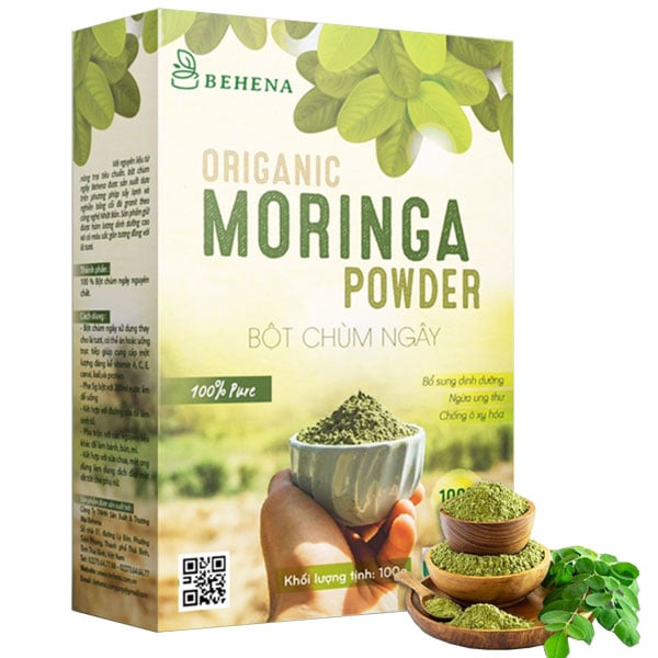 Hình ảnh bột chùm ngây Origanic Moringa Powder 1