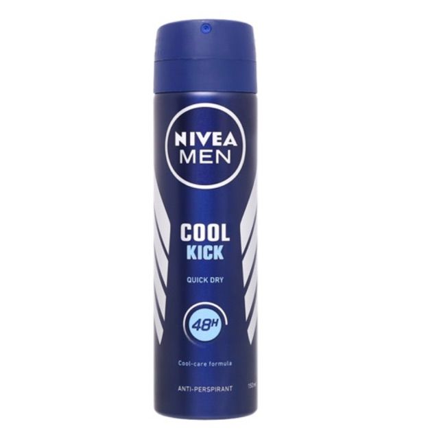 Hình ảnh 1 của Xịt Khử Mùi Mát Lạnh Nivea Men Cool Kick