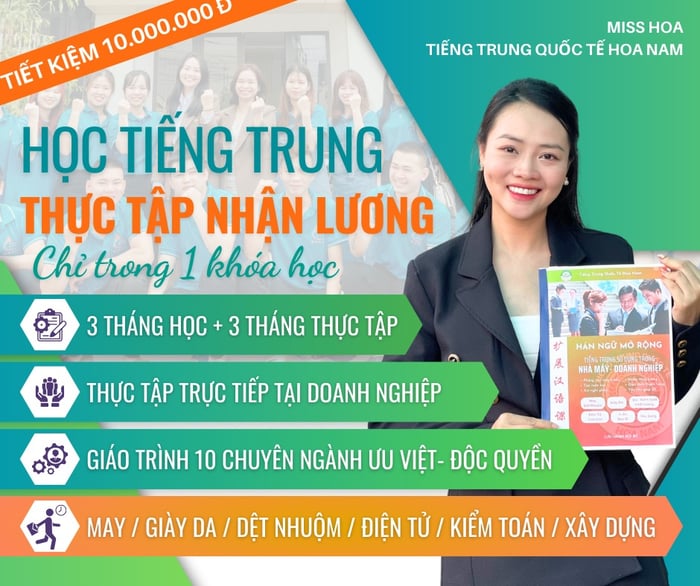 Hình ảnh thứ hai của Trung Tâm Tiếng Trung Miss Hoa - Quốc Tế Hoa Nam