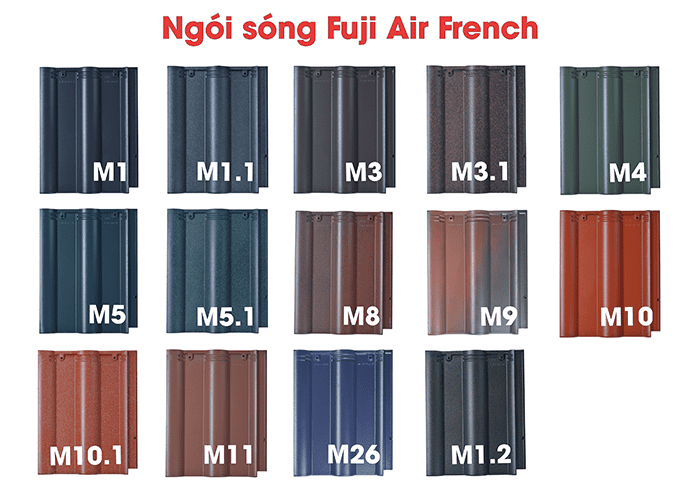 Ngói màu Fuji hình ảnh 2