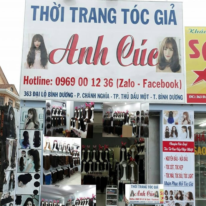 Tóc giả Anh Cúc hình ảnh 1