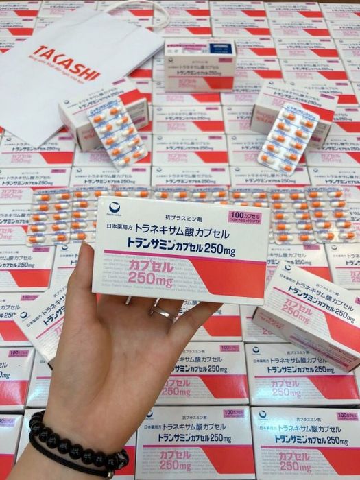 Hình ảnh Viên uống sáng da trị nám Transamin 250mg Daiichi Sanyo