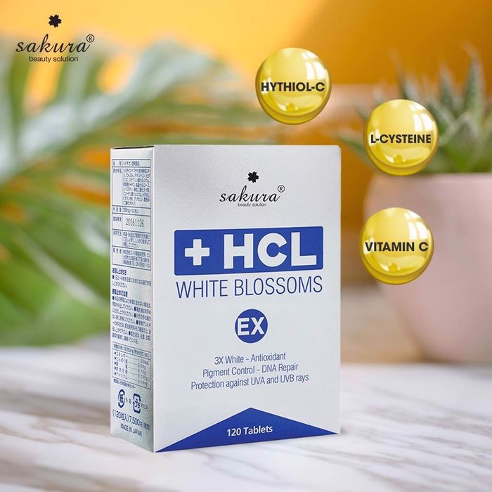 Viên Uống Trị Nám Chuyên Sâu Sakura White Blossoms HCL EX - Ảnh 1