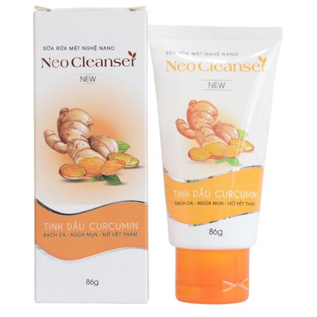 Hình ảnh Sữa Rửa Mặt Nghệ Nano Ngừa Mụn NeoCleanser 1