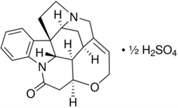 Hình ảnh cấu trúc của Strychnine