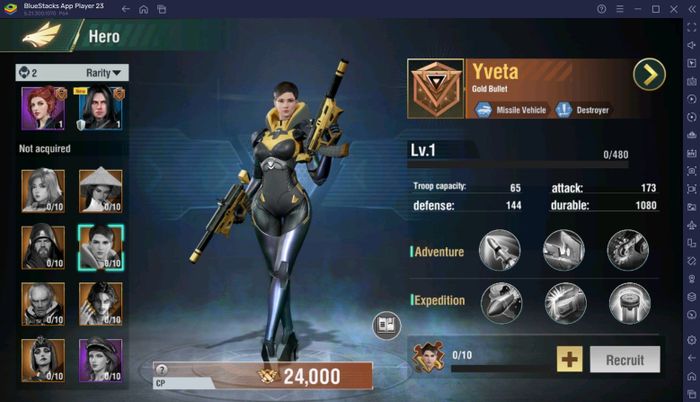 Danh sách các tướng mạnh nhất bạn cần nắm vững khi chơi Ace Division-Mecha trên PC