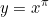 small y = x^{pi }