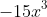 -15x^{3} + 25x^{2} - 5x