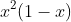 x^{2}(1 - x) + (x + 3)(x^{2} - 3x + 9)